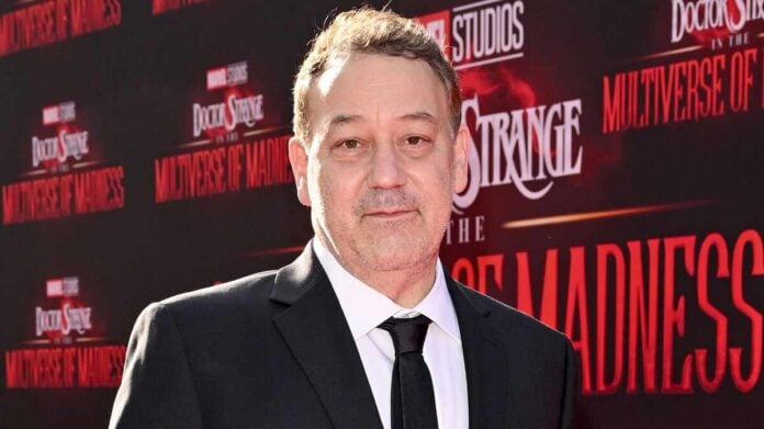 Sam Raimi during the premiere of Doctor Strange In The Multiverse of Madness