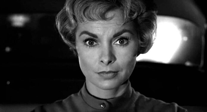 Janet Leigh as Marion Crane In Psycho Directed by Alfred Hitchcock