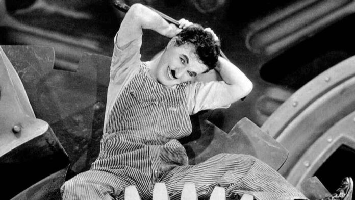 Charlie Chaplin In Our Modern Times 1936 Drama Comedy Film