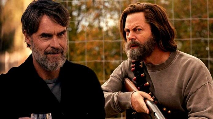 The Last Of Us Bill And Frank Relationship 2023 Nick Offerman as Bill