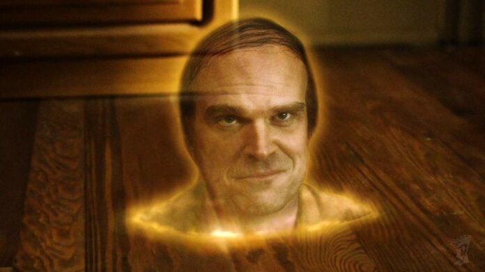 We Have A Ghost Character Ernest Explained 2023 David Harbour As Ernest