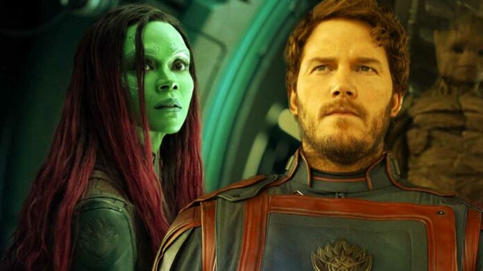 Guardians Of The Galaxy Vol 3 Characters Peter Quill And Gamora Explained 2023 Chris Pratt As Peter Quill And Zoe Saldana As Gamora