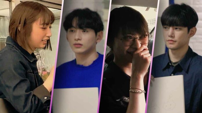 Netflix Dating Show Love Like A K-Drama Contestants nozomi, Dong-Kyu, Rio and Won-Shik