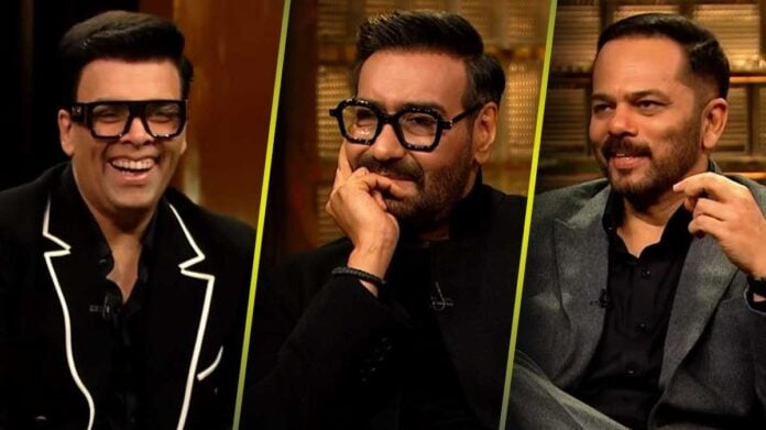 Koffee with Karan Season 8 Episode 9 Recap and Review Karan Johar, Ajay Devgan and Rohit Shetty